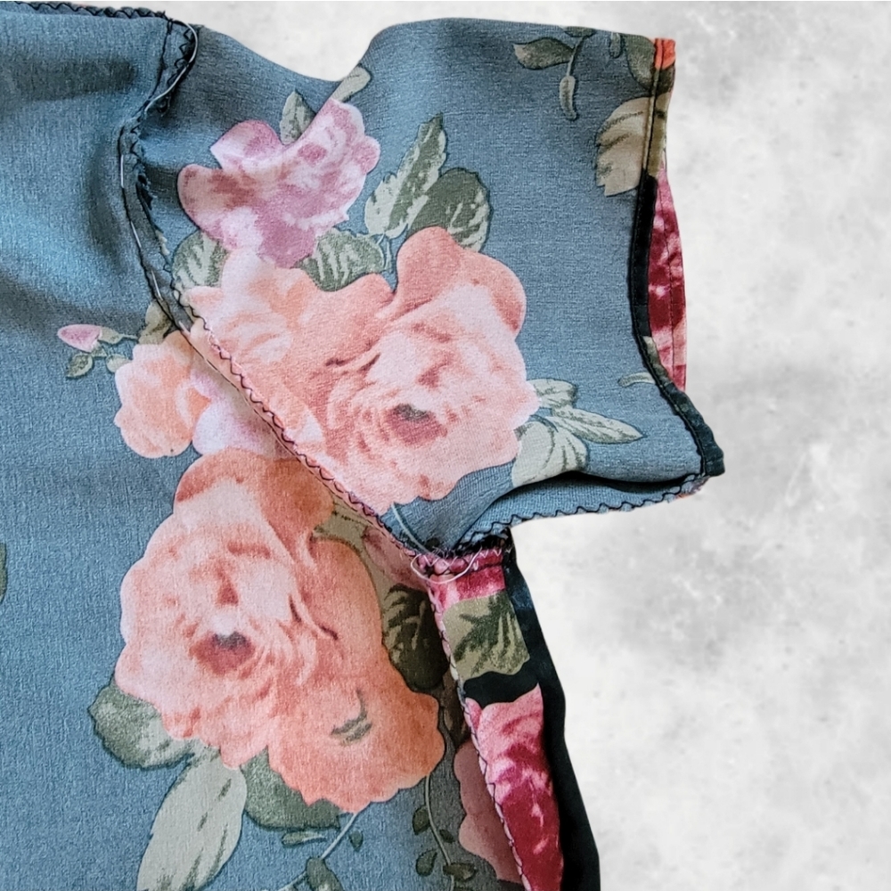 Handmade/ Floral Mumu - Picture 4 of 5